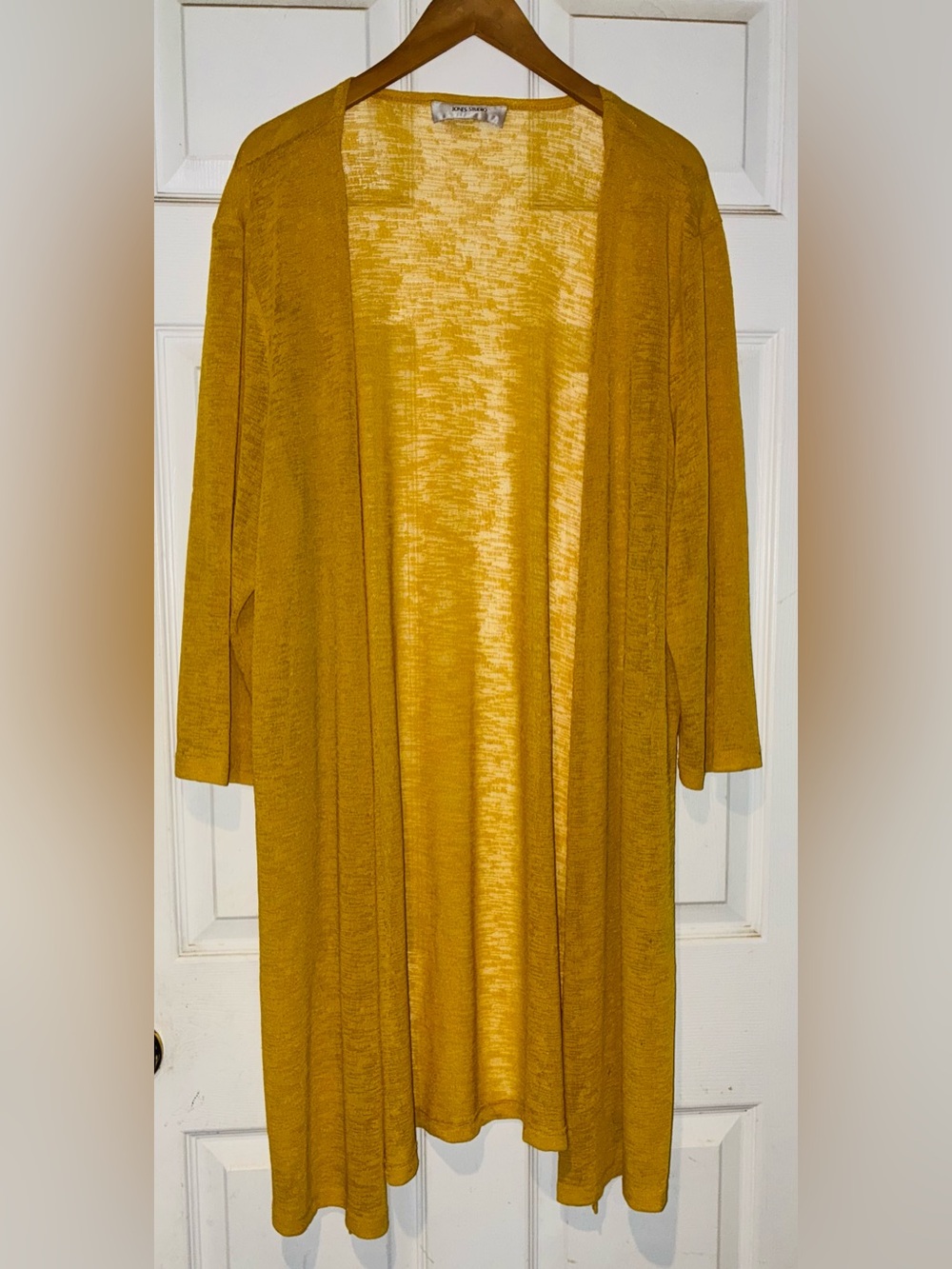 Yello Open-Front Long Cardigan